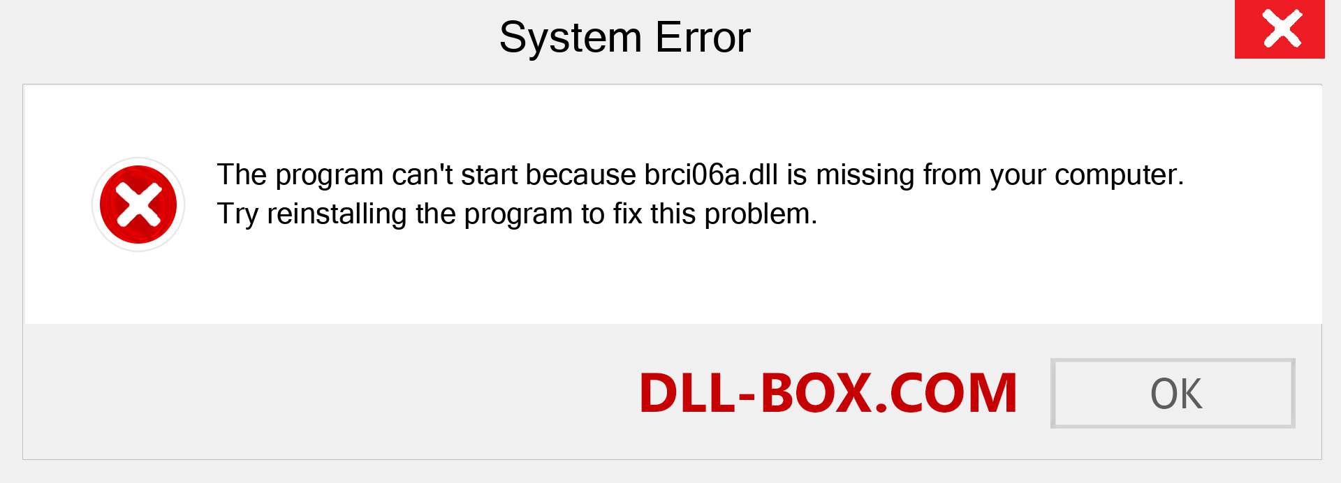  brci06a.dll file is missing?. Download for Windows 7, 8, 10 - Fix  brci06a dll Missing Error on Windows, photos, images